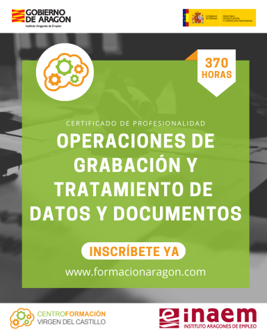 Operaciones de grabación y tratamiento de datos y documentos